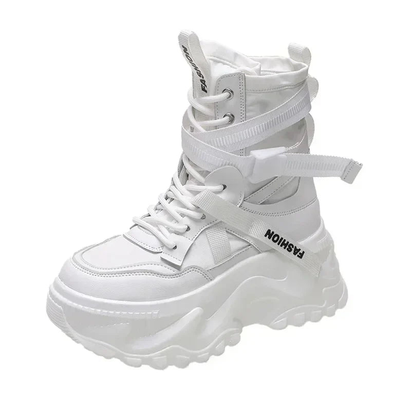 Luxury Platform Ankle Boots