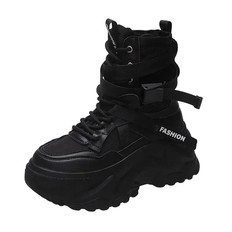 Luxury Platform Ankle Boots
