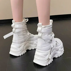 Luxury Platform Ankle Boots