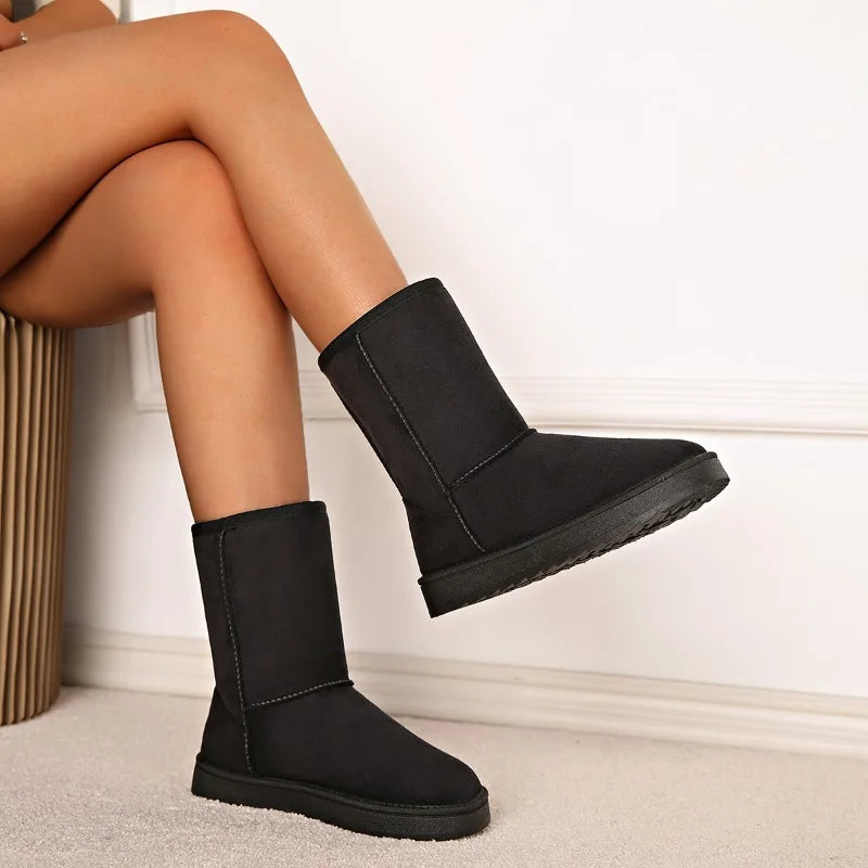 Mid Calf Snow Boots