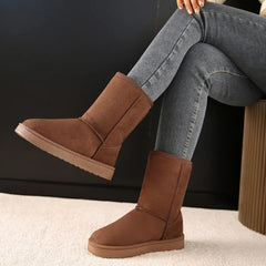 Mid Calf Snow Boots