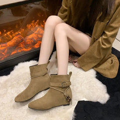 Mid Heeled Ankle Boots