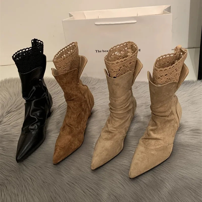 Mid Tube Stacking Boots