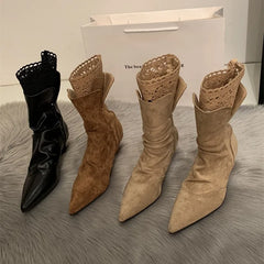 Mid Tube Stacking Boots