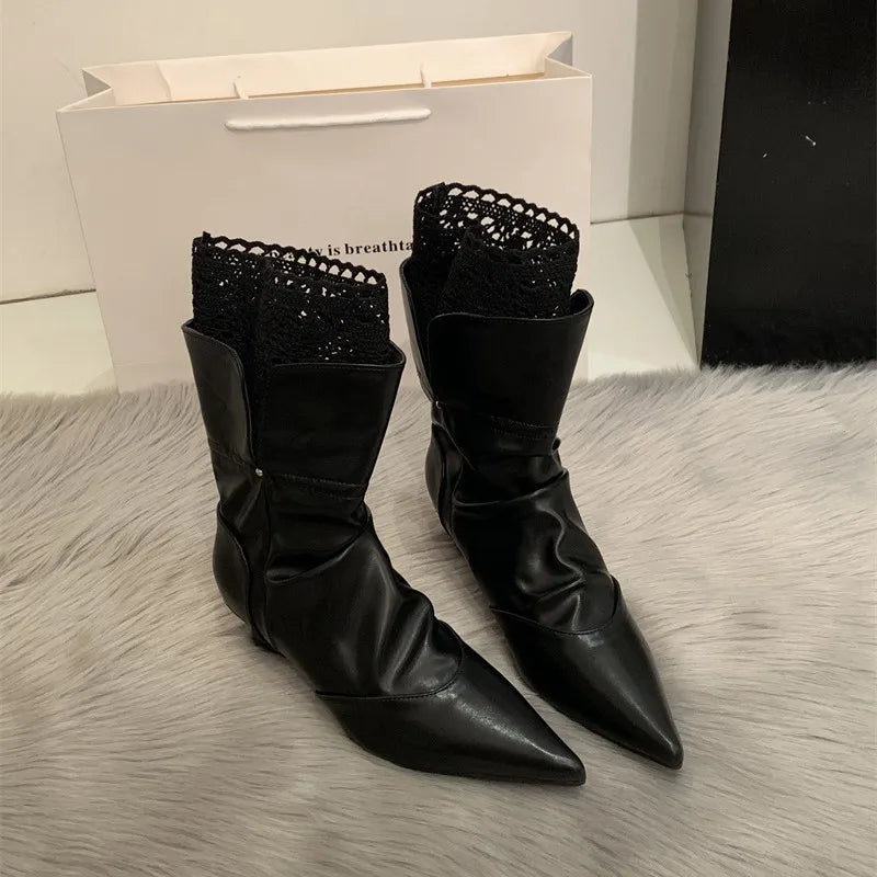 Mid Tube Stacking Boots