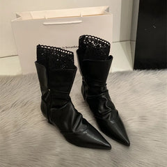 Mid Tube Stacking Boots