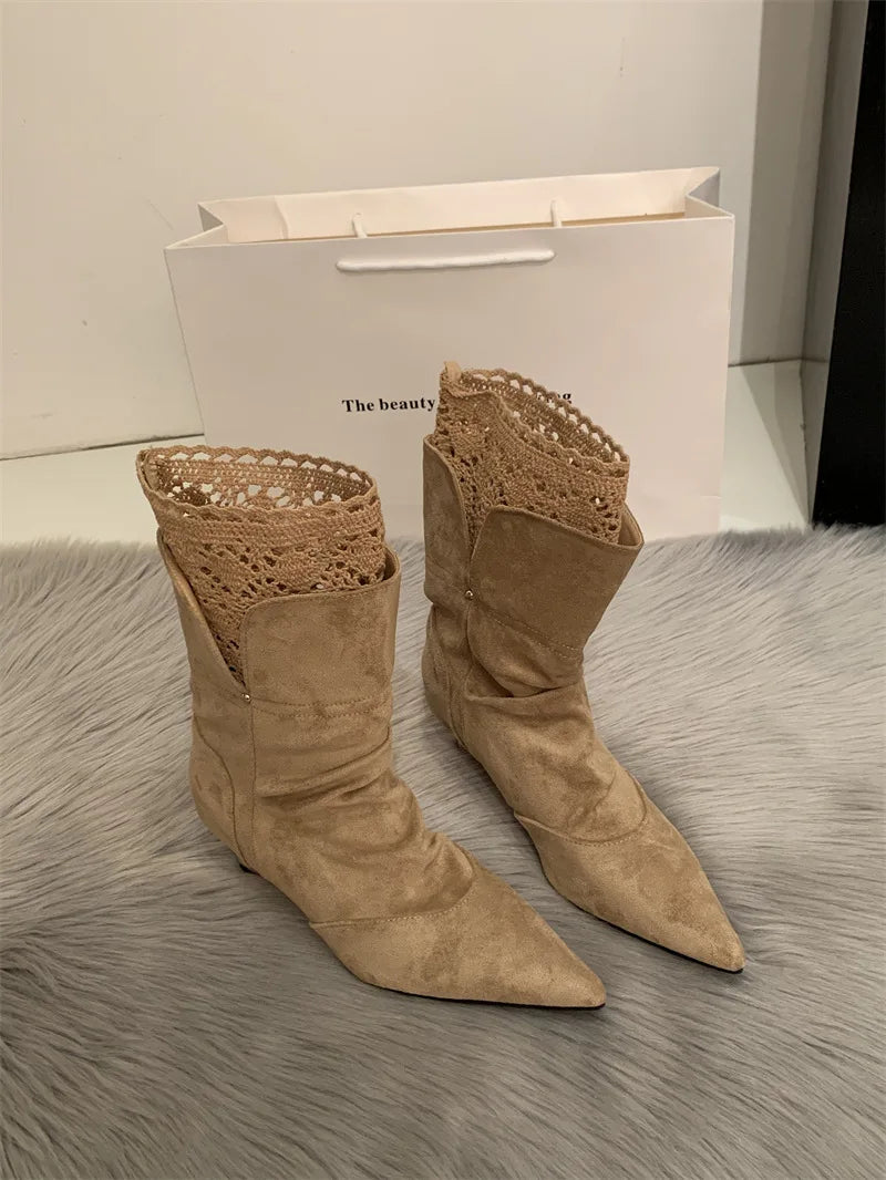 Mid Tube Stacking Boots