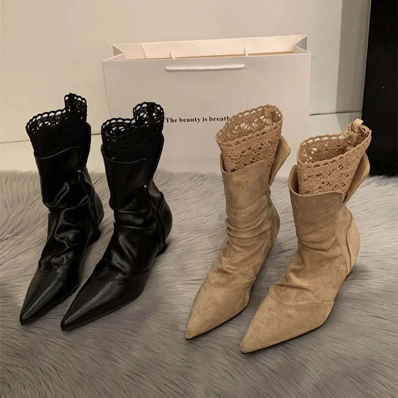 Mid Tube Stacking Boots
