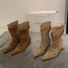 Mid Tube Stacking Boots