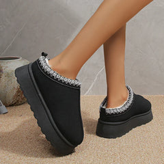 Suede Plush Warm Winter Chelsea Boots