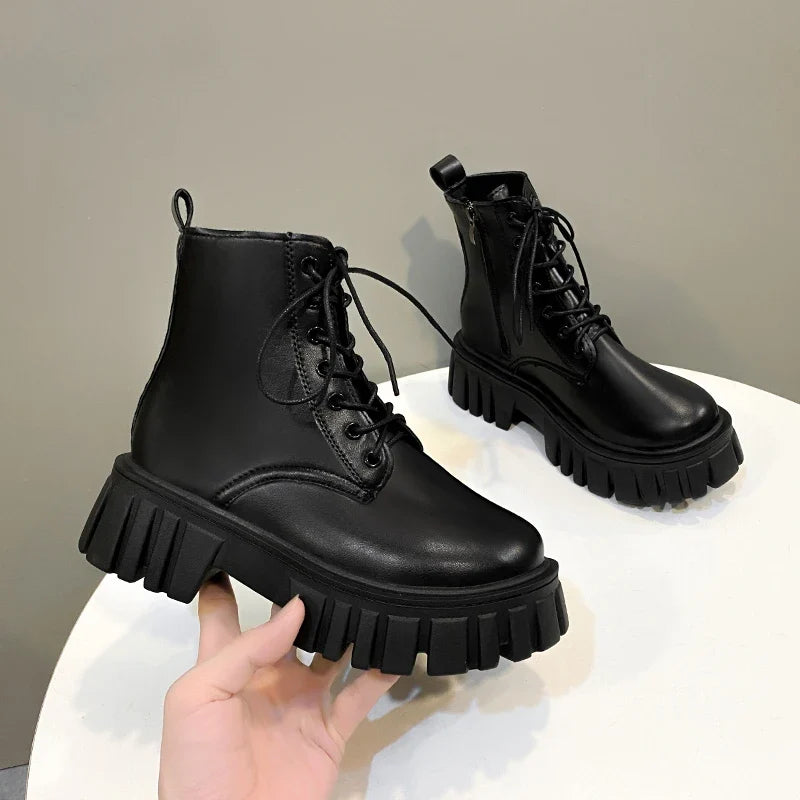 Autumn Women Casual Platform Boots