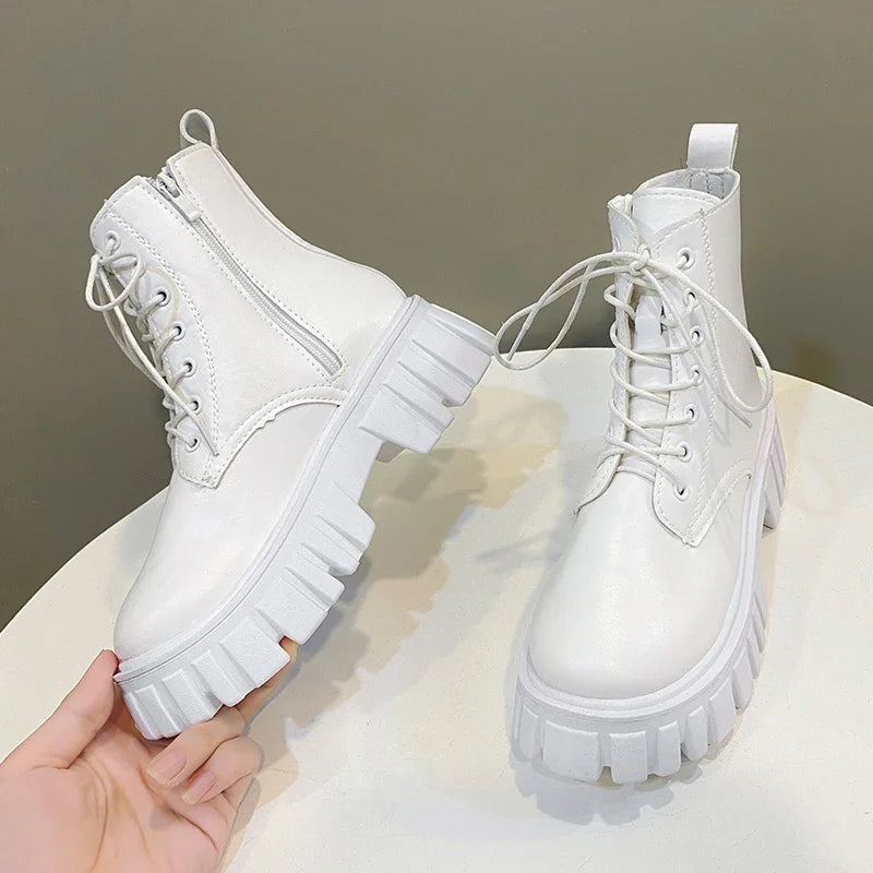 Autumn Women Casual Platform Boots