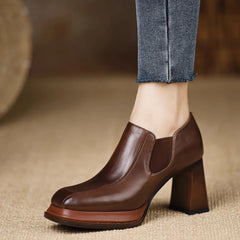 Designer Soft Leather Women Ankle Boots