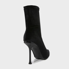 Designer Velvet Thin High Elastic Boots
