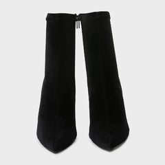 Designer Velvet Thin High Elastic Boots
