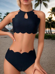 Lace Bikini Bottoms Yoga Sporty Swimwear Gym Fitness Outdoor Bathing Suit