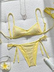Shiny Sequins Bikini Two-pieces Bikini Set