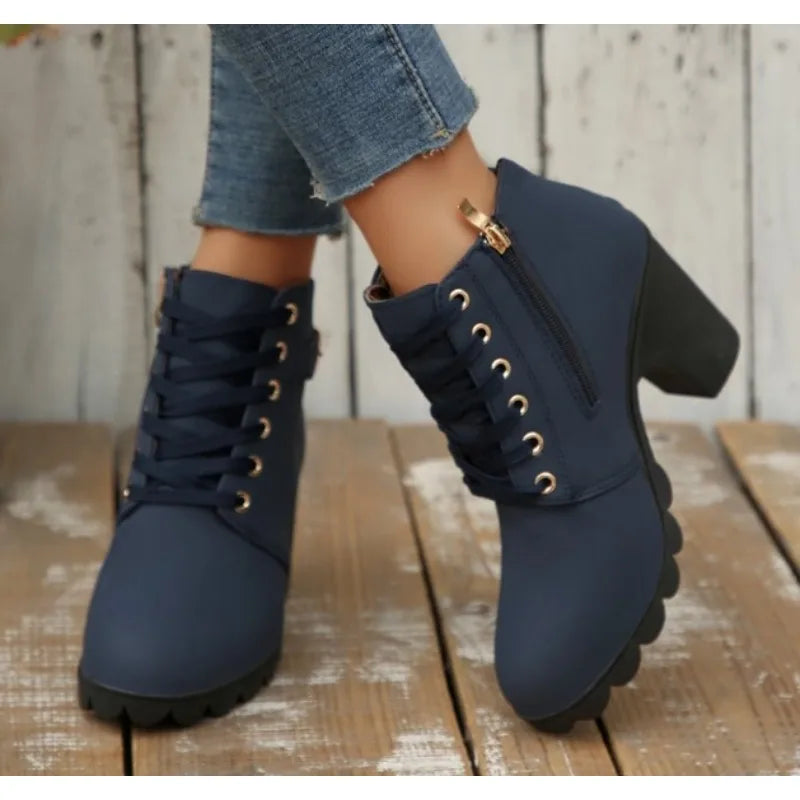 Spring Winter Versatile Women Boots