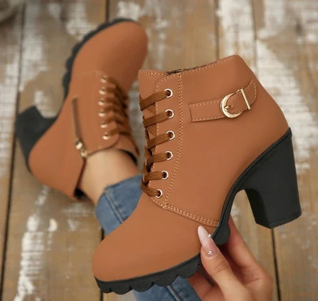 Spring Winter Versatile Women Boots
