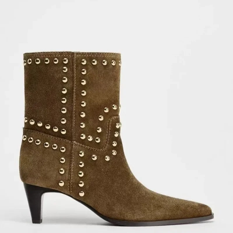 High Heel Pointed Loose Boots