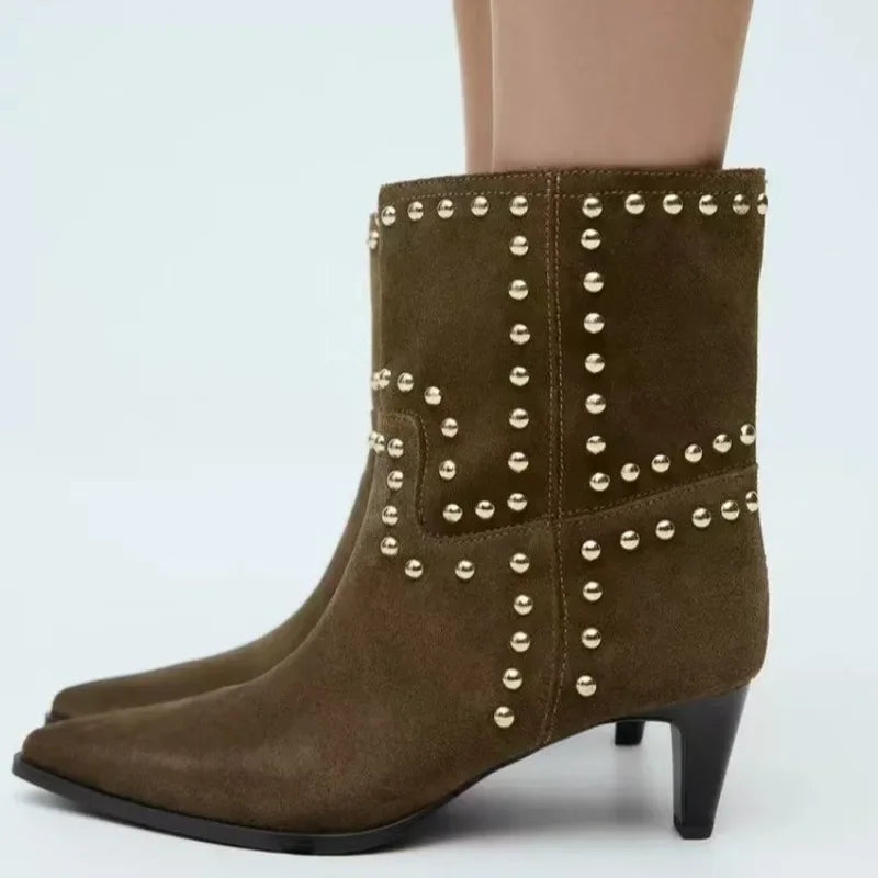 High Heel Pointed Loose Boots