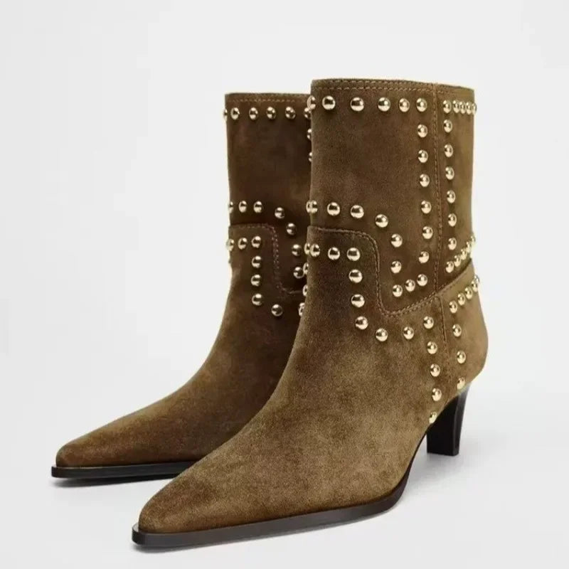 High Heel Pointed Loose Boots