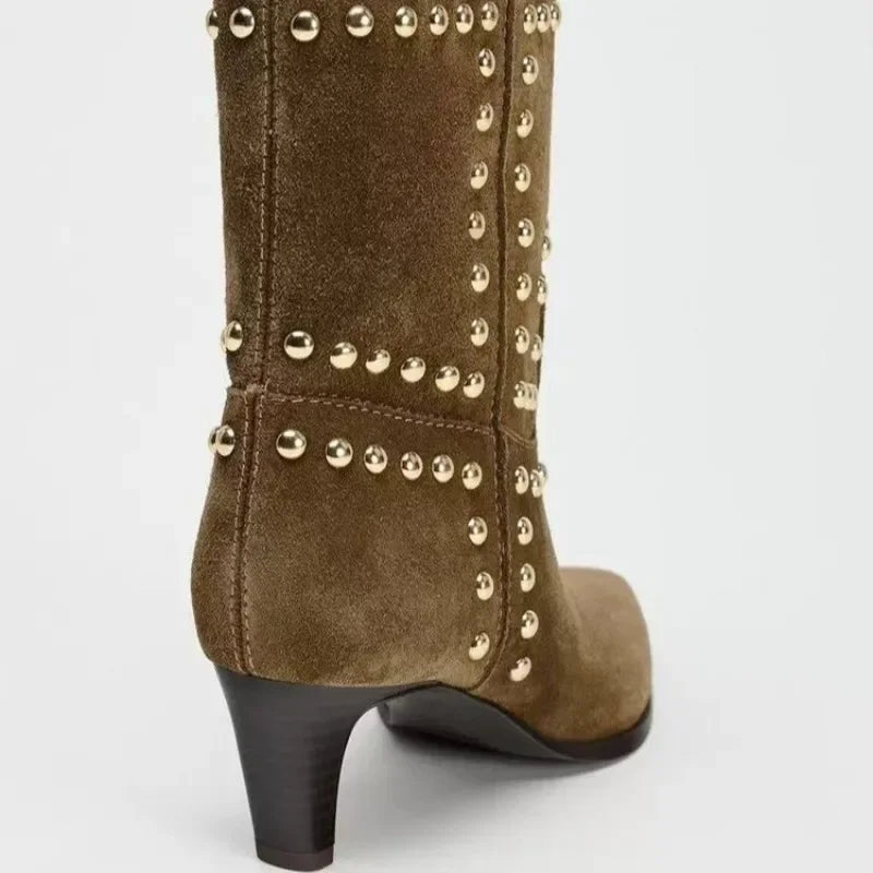 High Heel Pointed Loose Boots