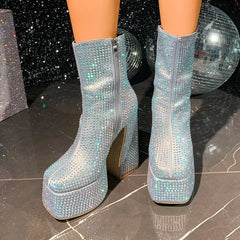 Thick Sole Winter Women's Ankle Boots