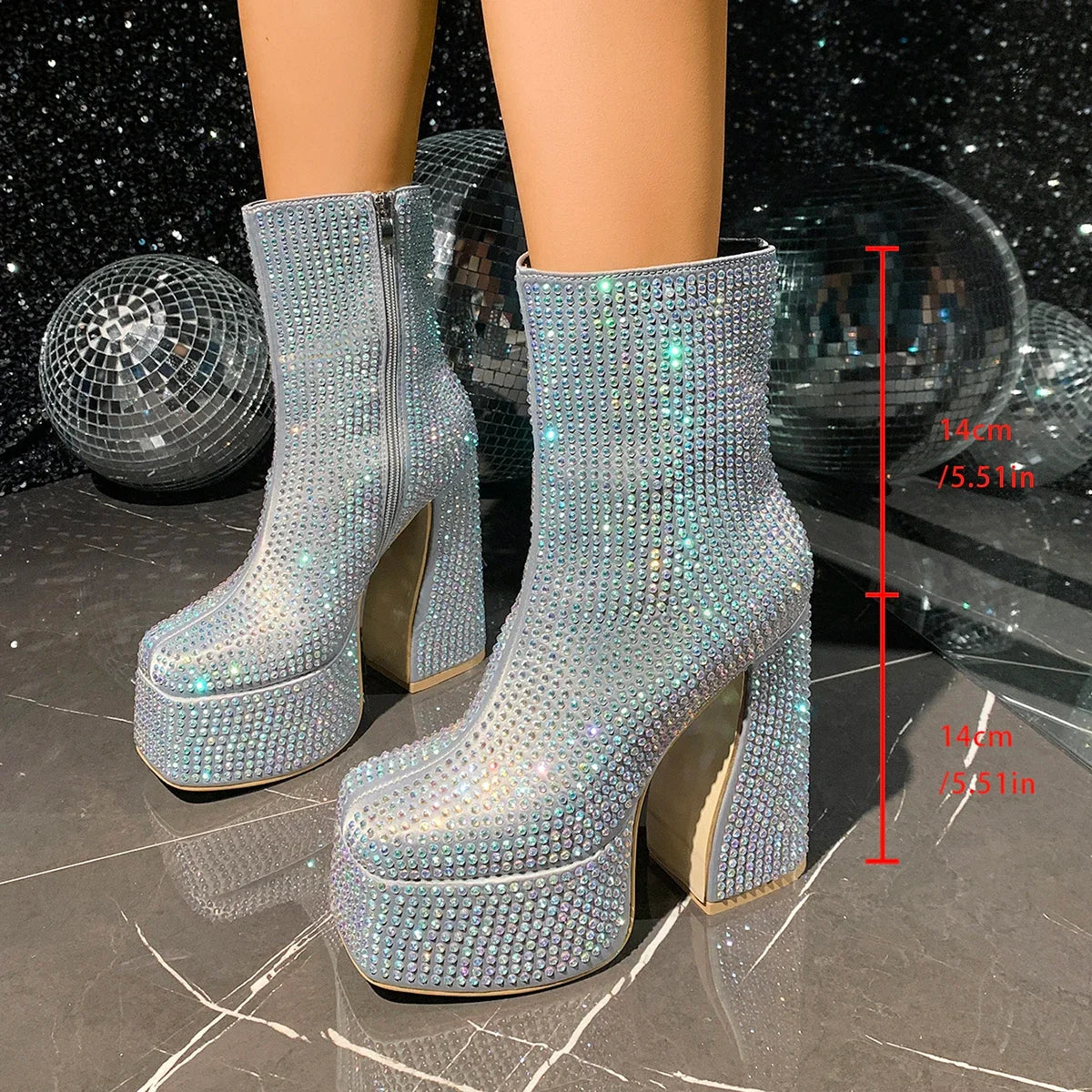 Thick Sole Winter Women's Ankle Boots