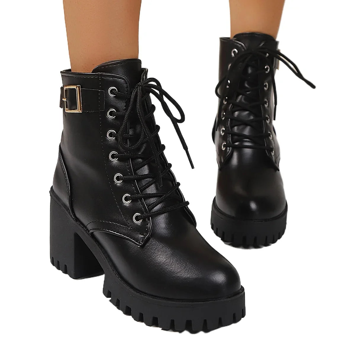 Women Winter Leather Women Winter Boots