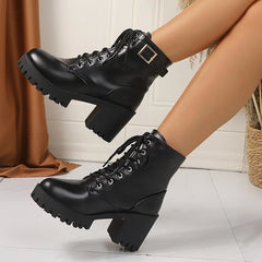 Women Winter Leather Women Winter Boots