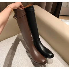 Women's Black Elegant with Low Heels Shoes