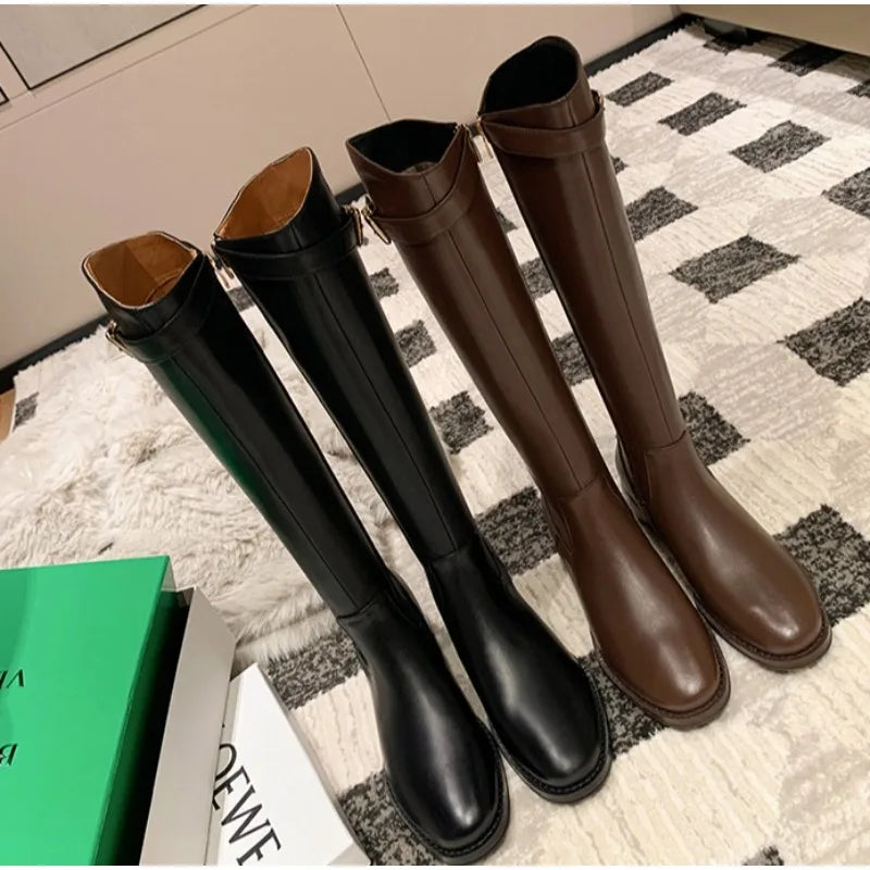 Women's Black Elegant with Low Heels Shoes