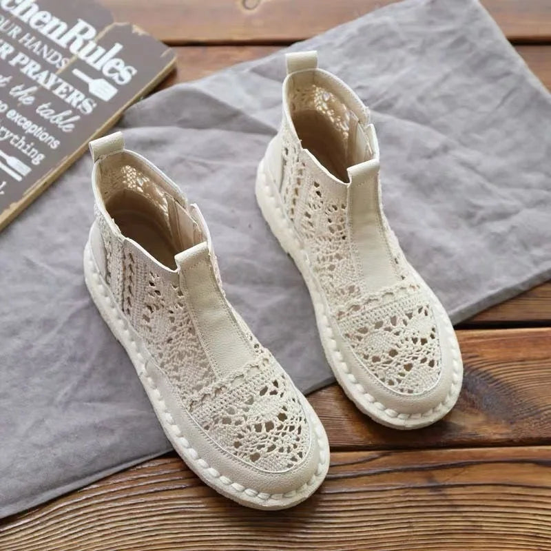 Women's Breathable Mesh Boots