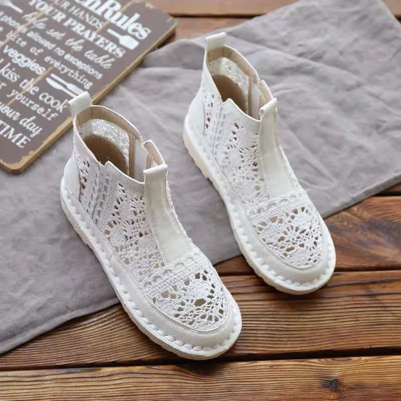 Women's Breathable Mesh Boots
