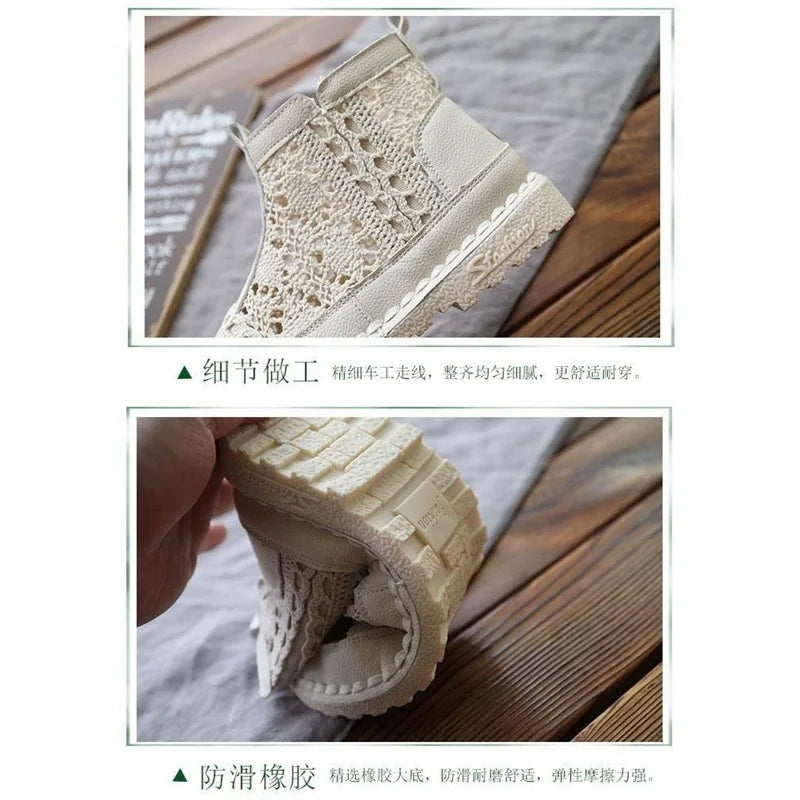 Women's Breathable Mesh Boots