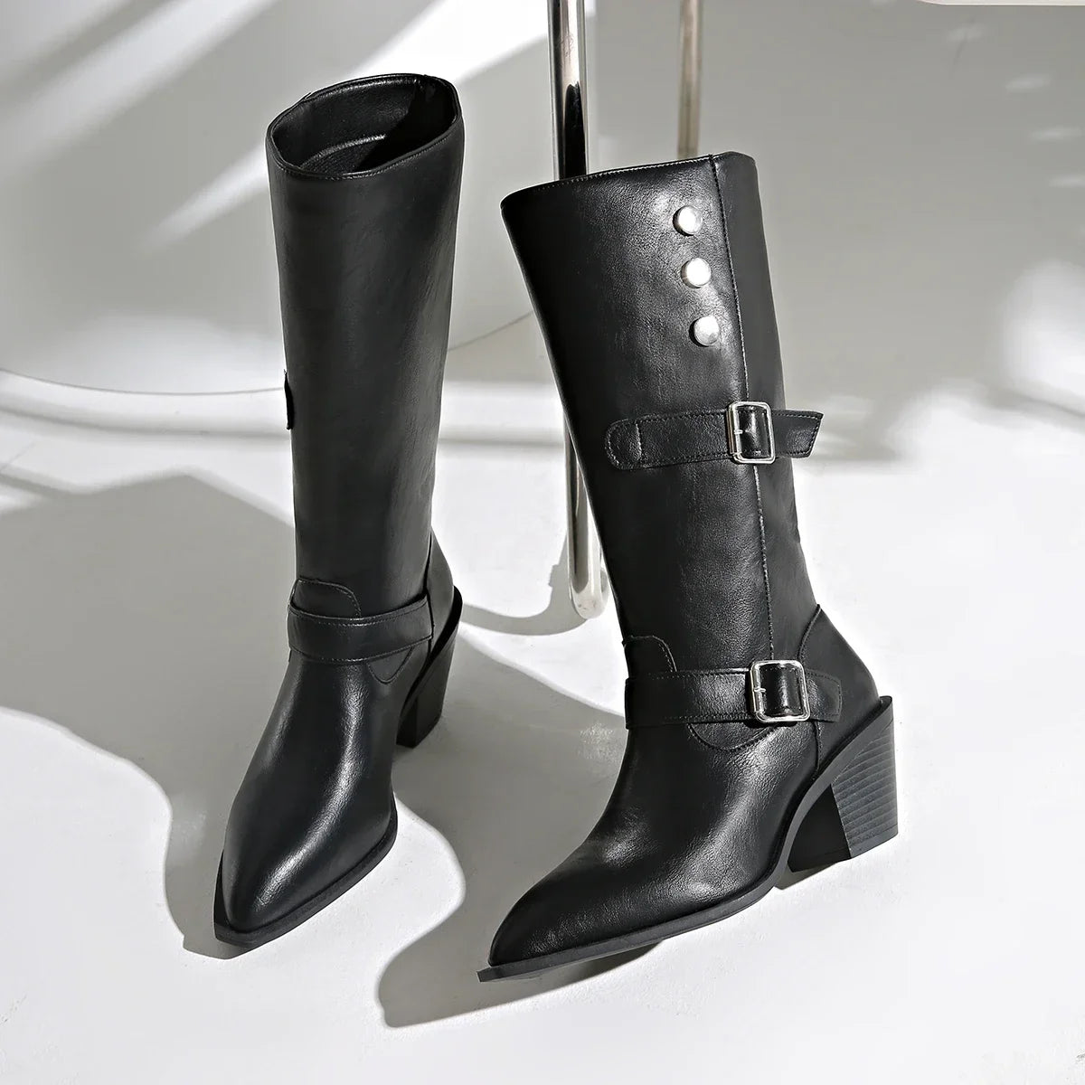 Women's British Style Women's Knee High Boots