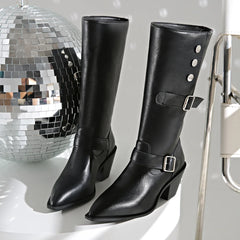 Women's British Style Women's Knee High Boots