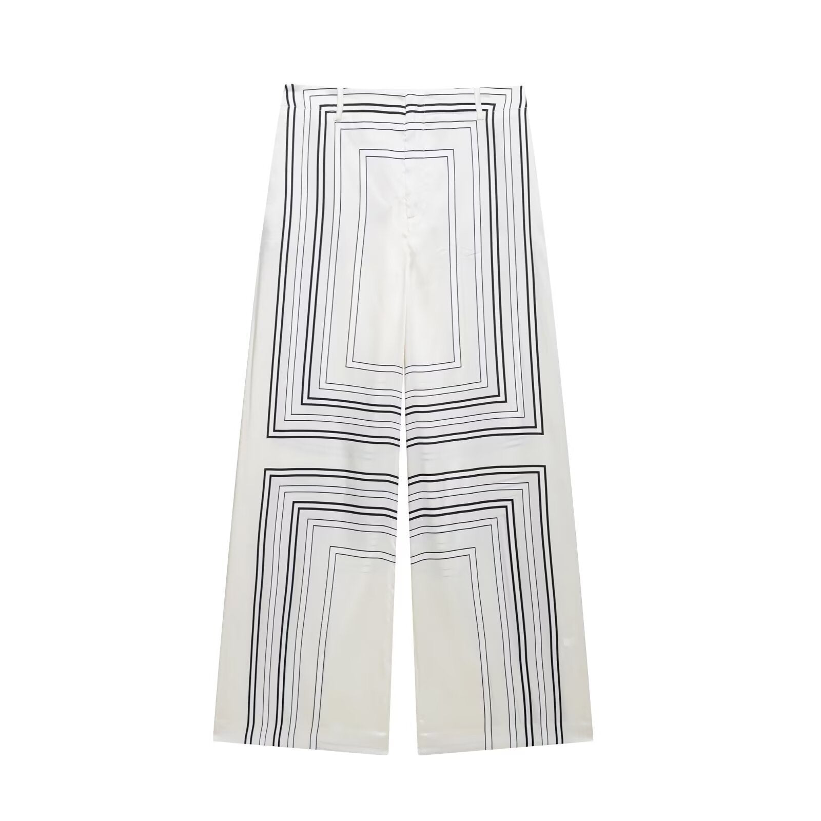 Stripe Pattern Shirt and Pants Set