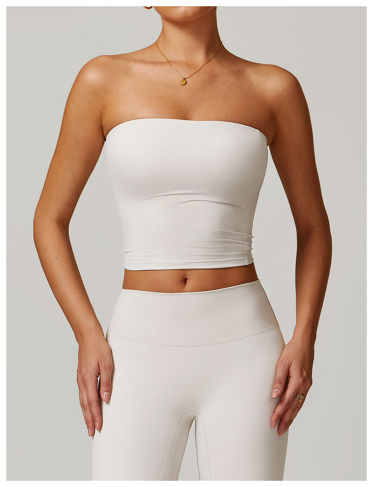 Bra-Free Fitted Strapless Top
