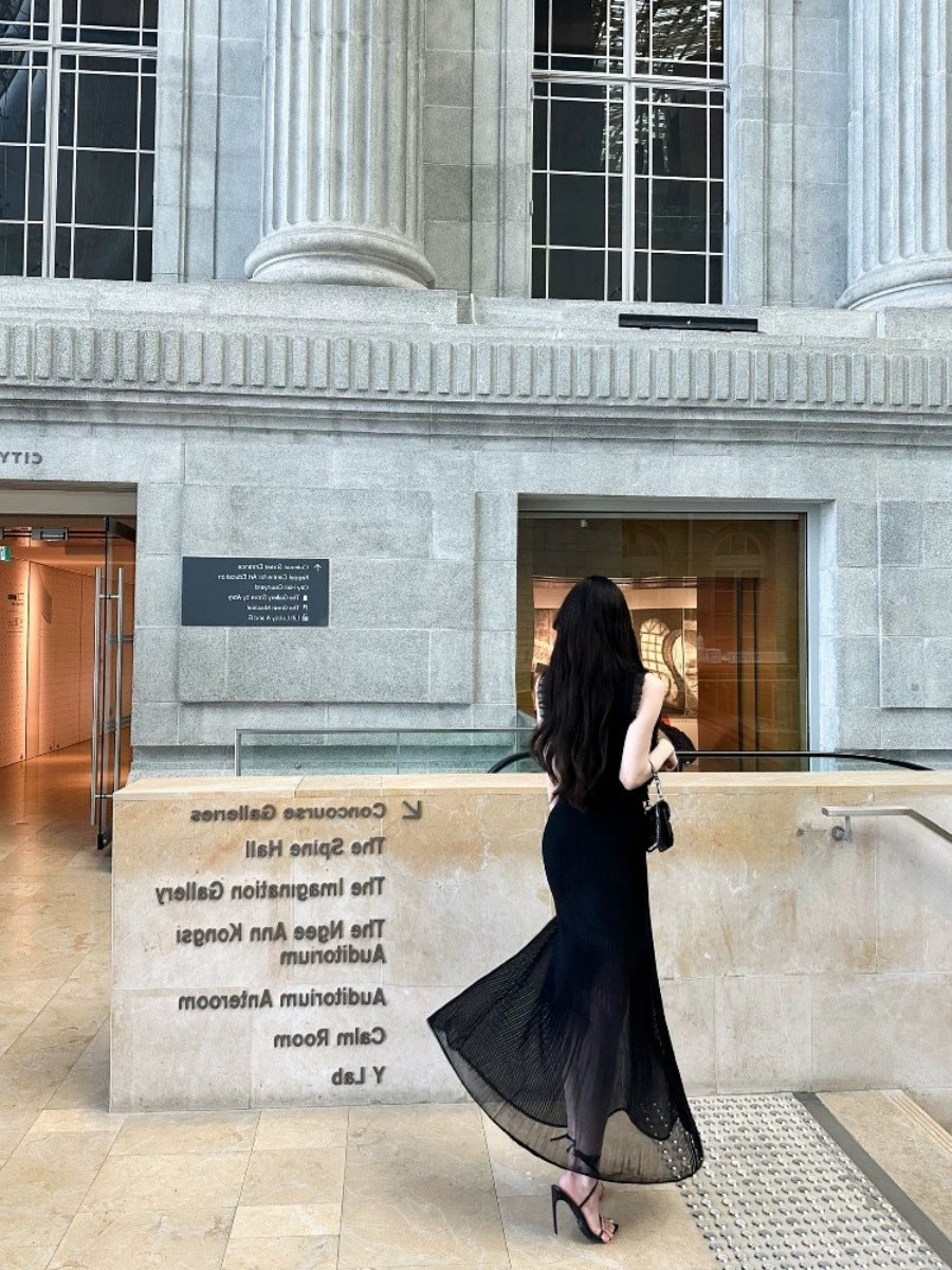 Ribbed Knit Ruffle Top and Skirt Set