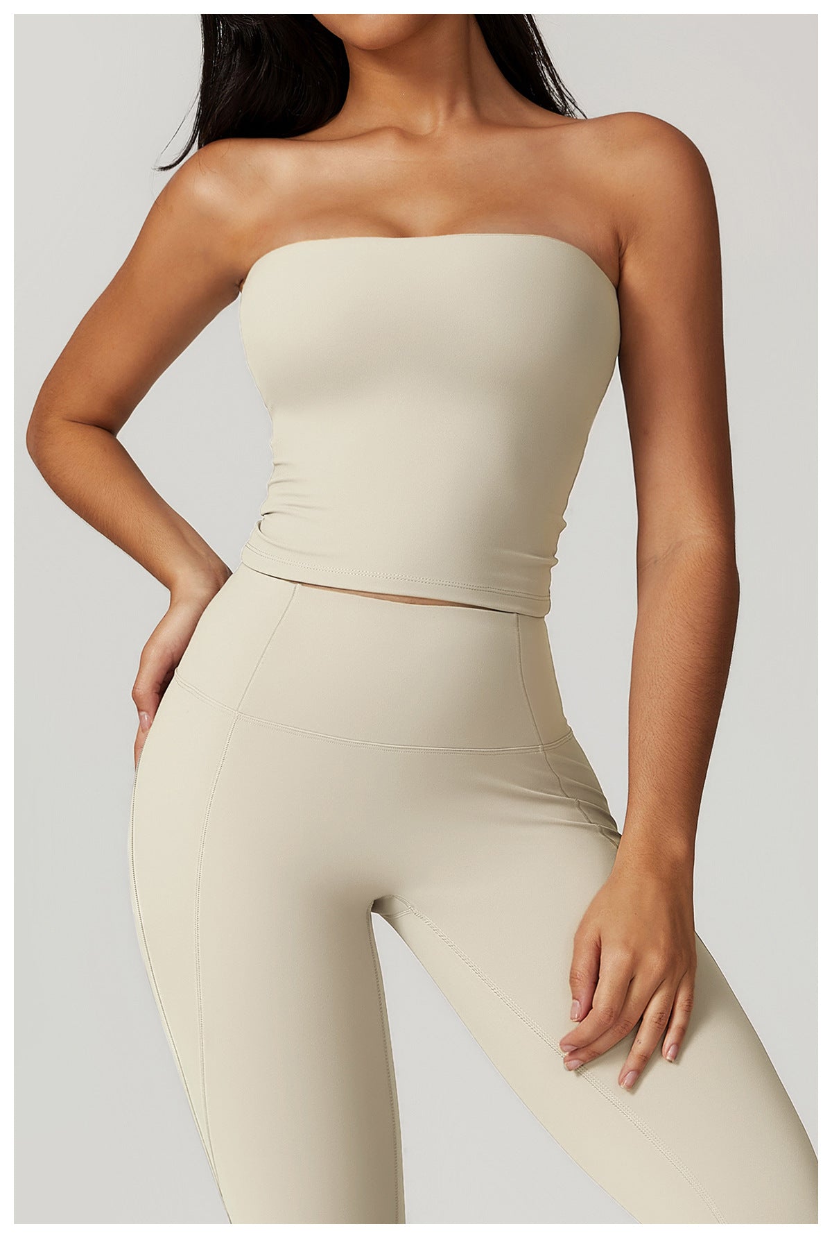Bra-Free Fitted Strapless Top