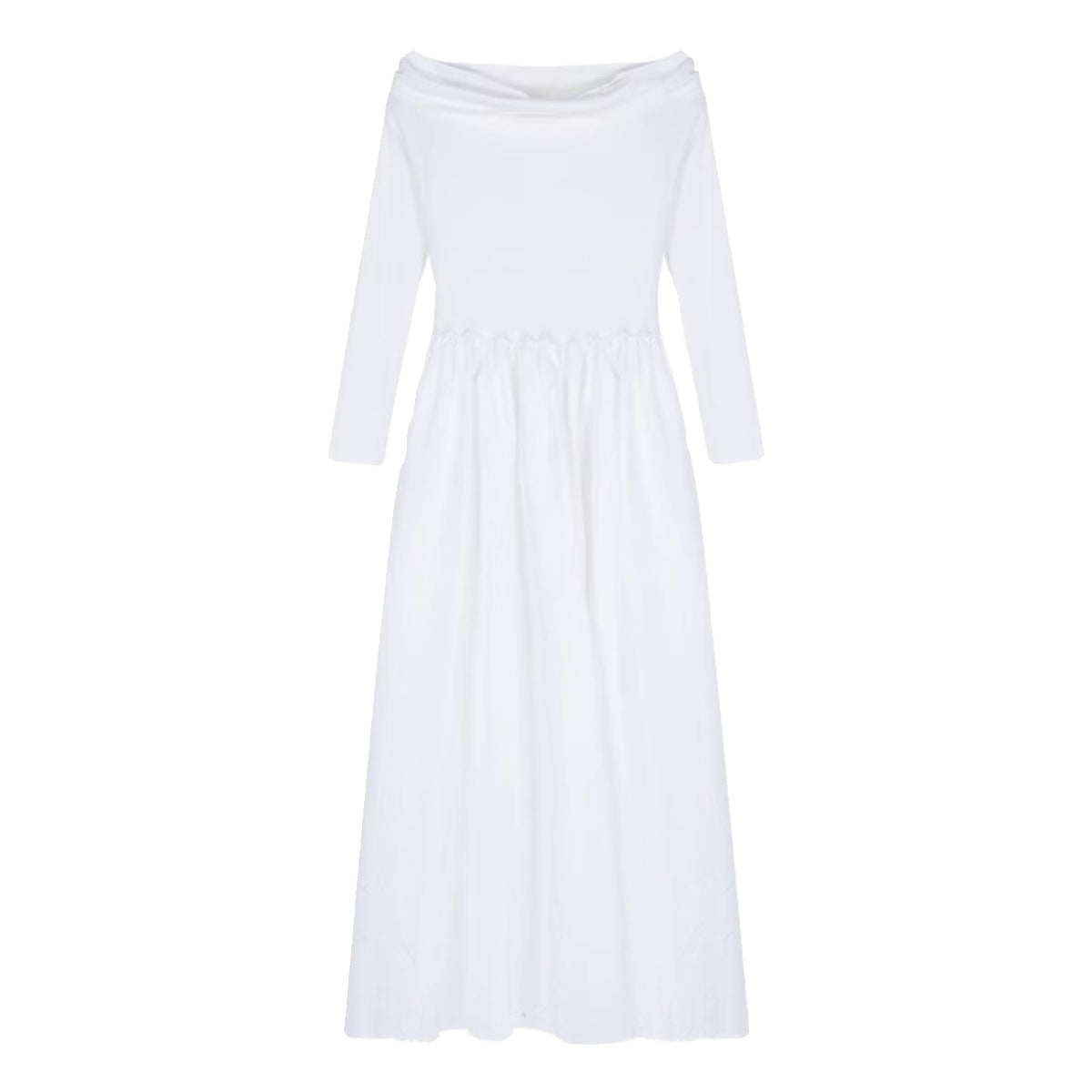 Off Shoulder Criss Cross Long Dress