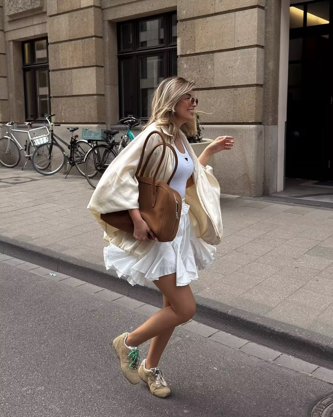 Satin Pleated Lantern-Sleeve Shirt Jacket