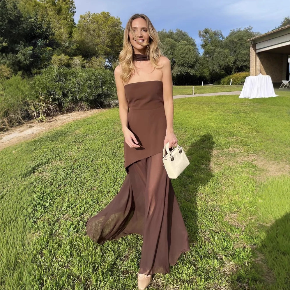 Elegant Off-Shoulder Tube Dress | Party Dress