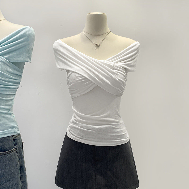 Off-Shoulder Crisscross Top