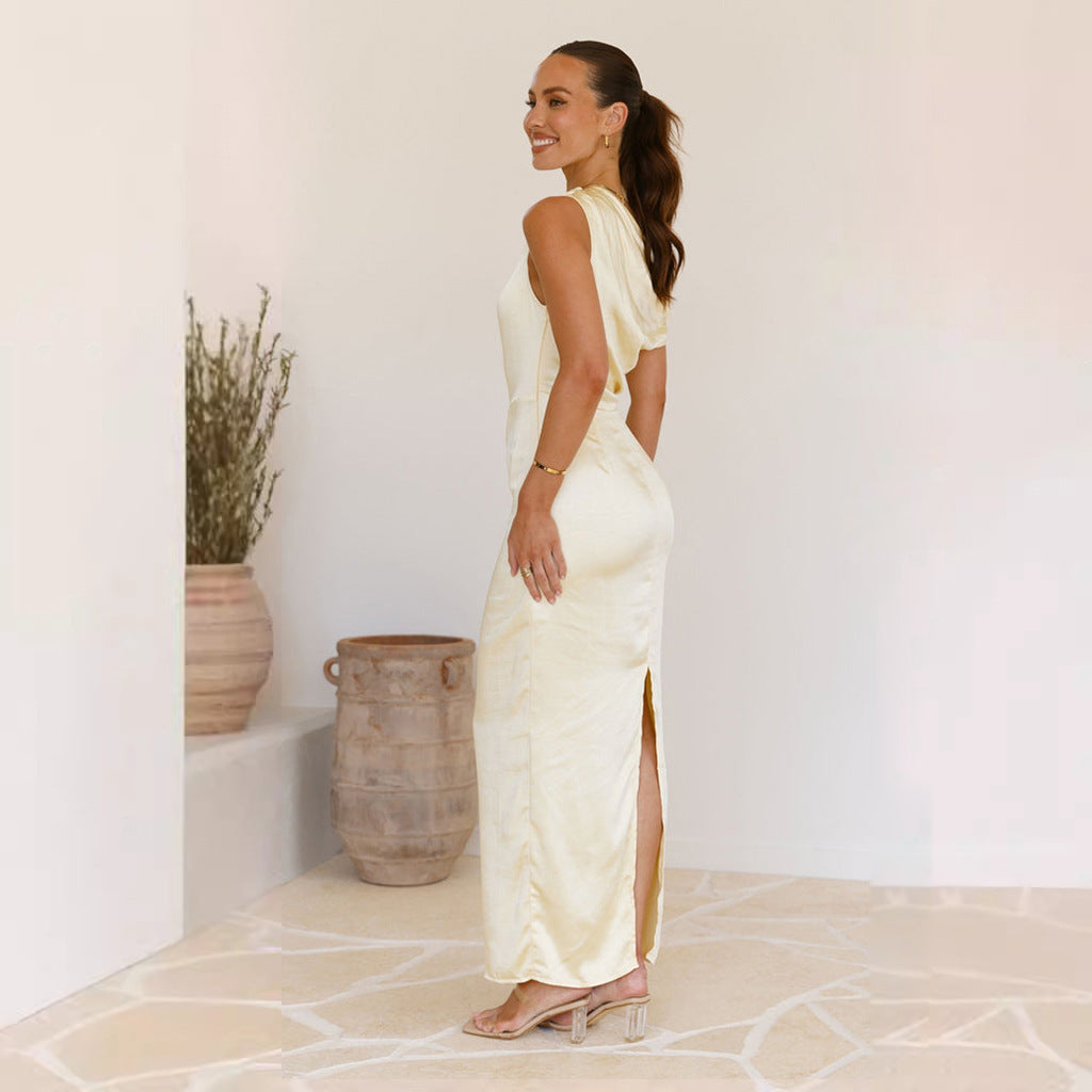 Off-shoulder Midi Dress