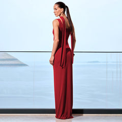 U-Neck Party Dress â€?Timeless & Flowy Style