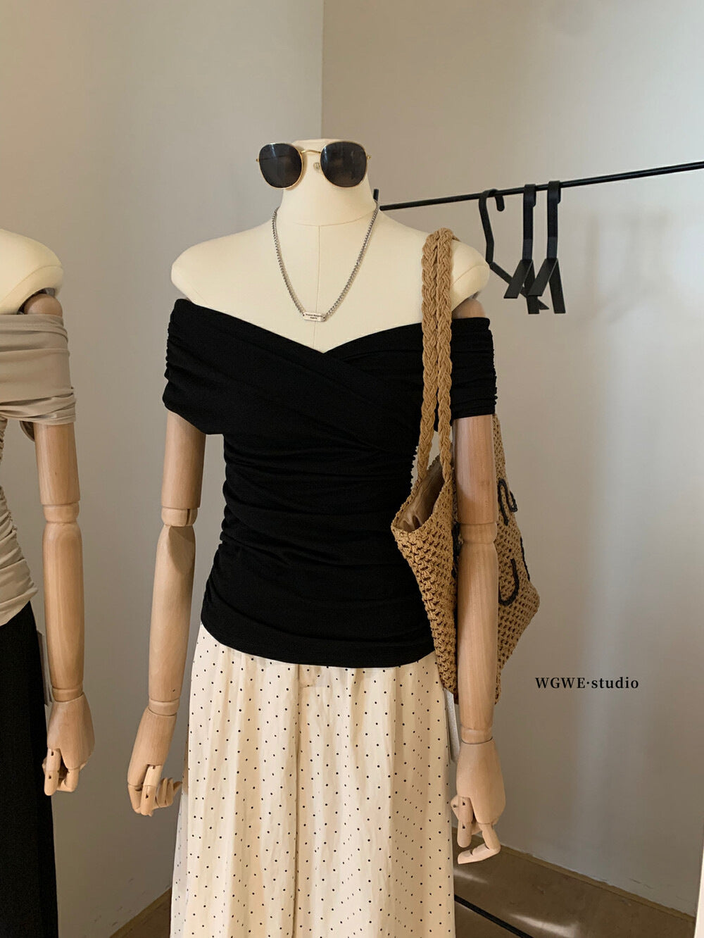 Ruched Crisscross  Top