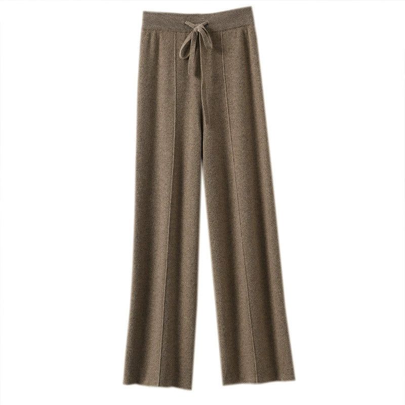 Ribbed Mystique Wide Leg Pants